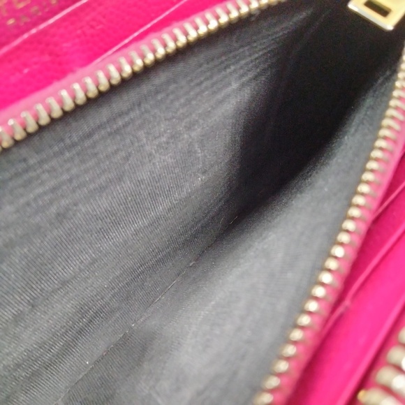 Saint Laurent Long Wallet Pink Leather - Picture 6 of 9